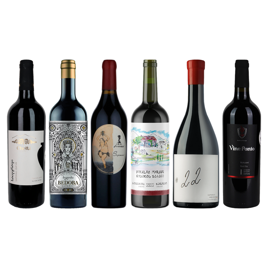 Georgian Saperavi Premium Tasting Case