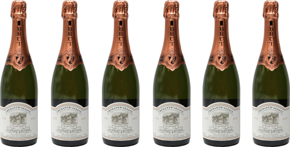 Image of Allimant Laugner Cremant d'Alsace Rose Case