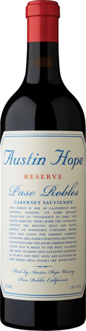 Austin Hope Cabernet Sauvignon Reserve 2021 (75cl)