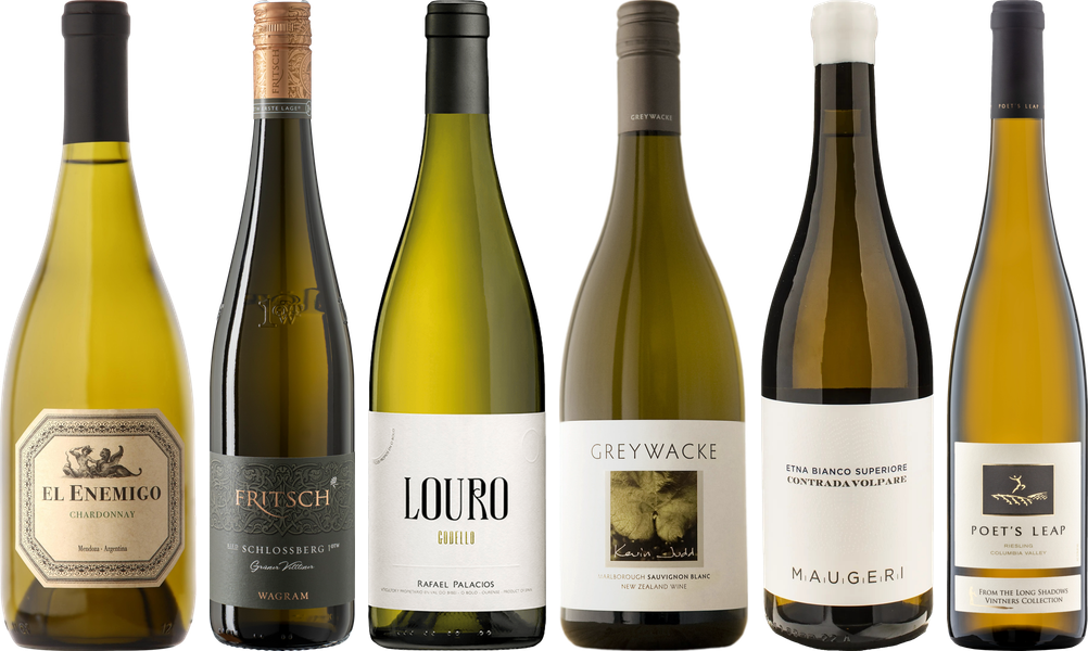 Expertly Curated White Wine Tasting Case