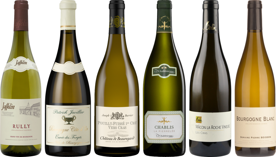 Curated White Burgundy Wine Tasting Set