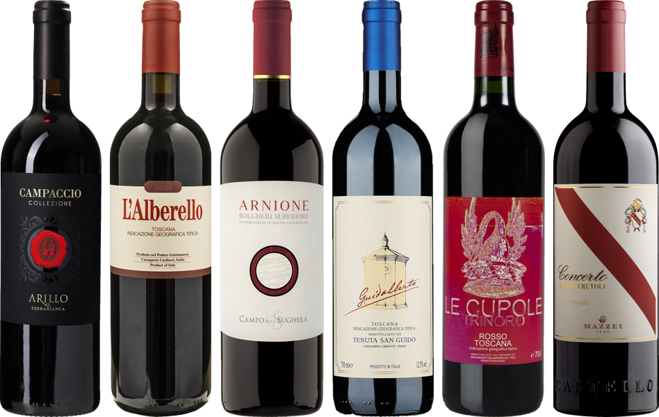 Super Tuscan Tasting Case - Wine review and price