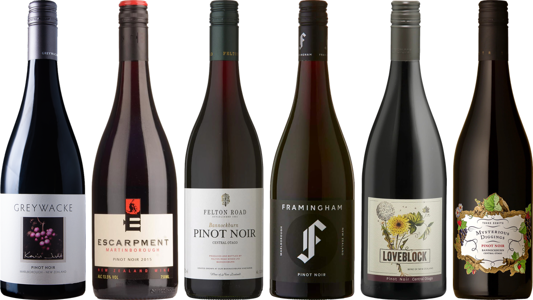 Coffret Dégustation Premium Pinot Noir de Nouvelle-Zélande