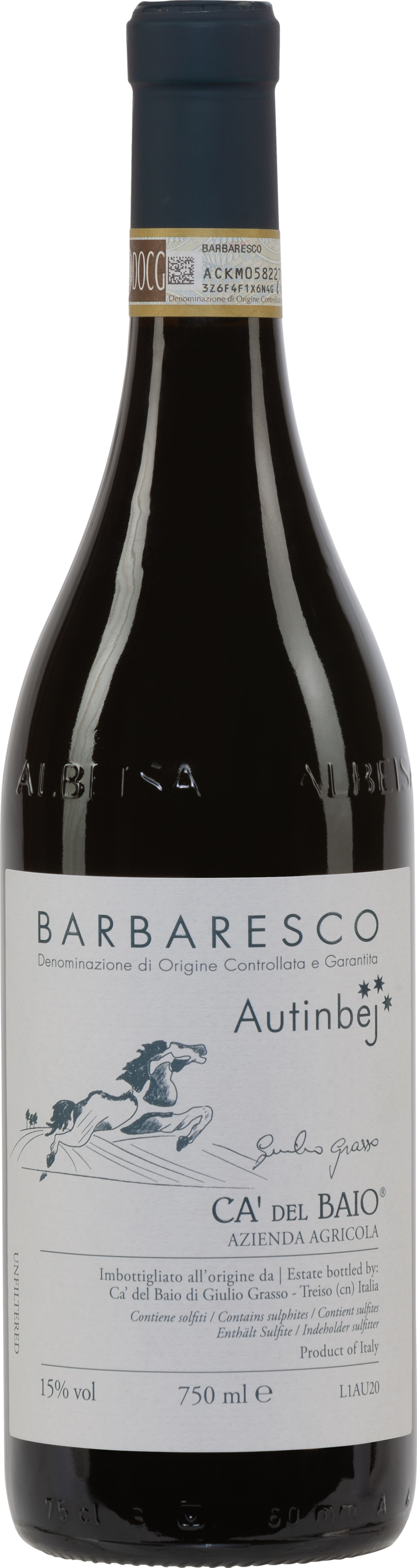Ca' del Baio Barbaresco Autinbej 2023