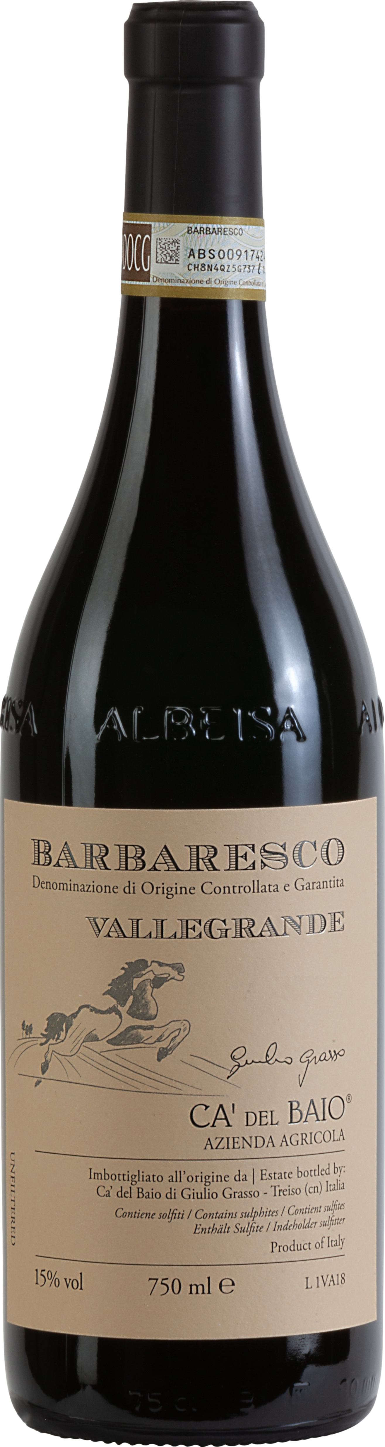 Ca' del Baio Barbaresco Vallegrande 2023