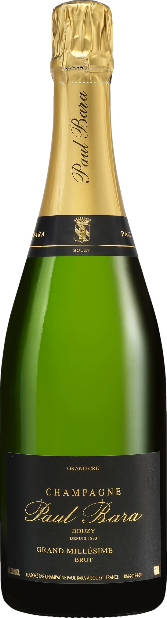 Champagne Paul Bara Grand Millesime Grand Cru 2019 (75cl)