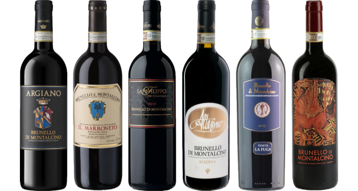 Bottle of Brunello di Montalcino Premium Tasting Case wine 0 ml