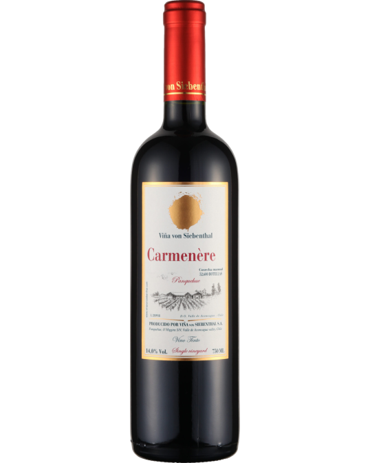 Vina von Siebenthal Gran Reserva Carmenere 2018