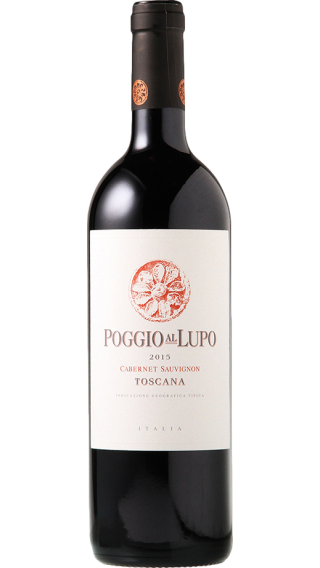 Bottle of Sette Ponti Poggio al Lupo Maremma 2016 wine 750 ml