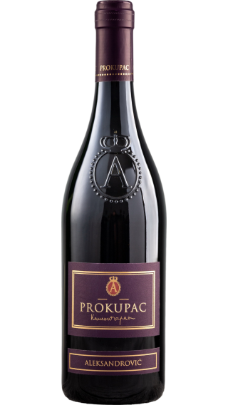 Bottle of Aleksandrovic Prokupac 2021 wine 750 ml