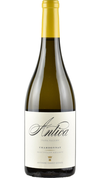 Bottle of Antica Mountain Select Chardonnay 2020 wine 750 ml