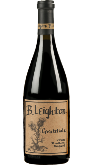 Bottle of B. Leighton Gratitude 2015 wine 750 ml