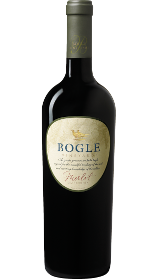 Bottle of Bogle Merlot 2019 wine 750 ml