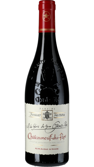 Bottle of Bosquet des Papes A la Gloire de Mon Grand Pere Chateauneuf Du Pape 2017 wine 750 ml