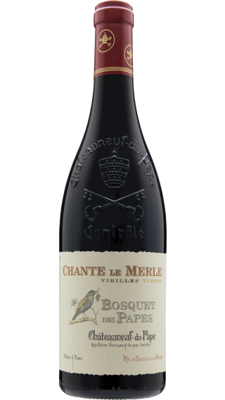 Bottle of Bosquet des Papes Chante Le Merle Vieilles Vignes Chateauneuf Du Pape 2018 wine 750 ml