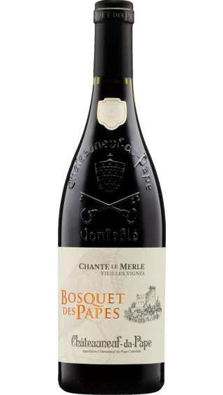 Bottle of Bosquet des Papes Chante Le Merle Vieilles Vignes Chateauneuf Du Pape 2020 wine 750 ml