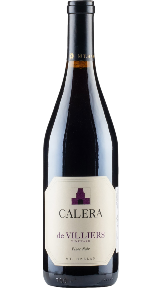 Bottle of Calera De Villiers Vineyard Pinot Noir 2018 wine 750 ml