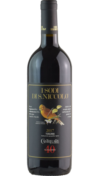 Bottle of Castellare di Castellina I Sodi Di San Niccolo 2017 wine 750 ml