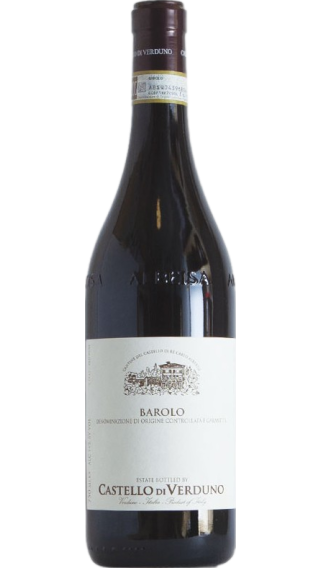 Bottle of Castello di Verduno Barolo 2019 wine 750 ml