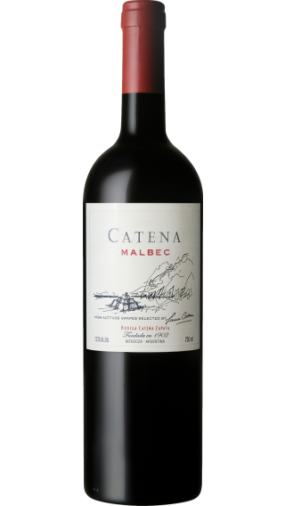 Bottle of Catena Zapata Catena Malbec 2021 wine 750 ml