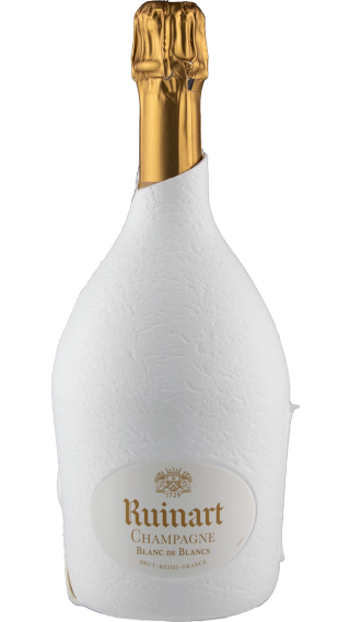 Bottle of Champagne Ruinart Blanc de Blancs Second Skin wine 750 ml