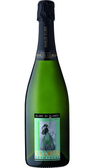 Bottle of Champagne Charles Ellner Blanc de Blancs Brut wine 750 ml