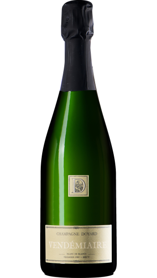 Bottle of Champagne Doyard Vendemiaire Blanc de Blancs Premier Cru wine 750 ml