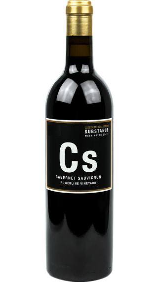 Bottle of Charles Smith Substance Powerline Cabernet Sauvignon 2016 wine 750 ml