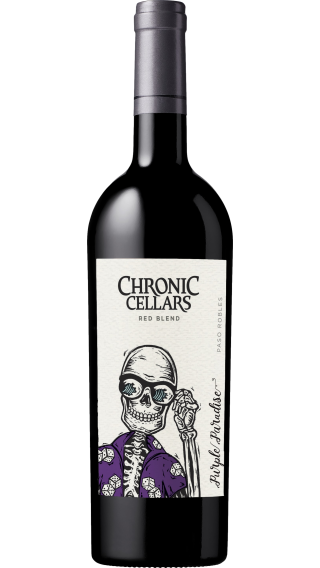 Bottle of Chronic Cellars Purple Paradise 2020 wine 750 ml