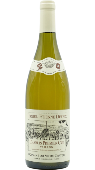 Bottle of Domaine Daniel-Etienne Defaix Chablis Premier Cru Vaillon 2011 wine 750 ml