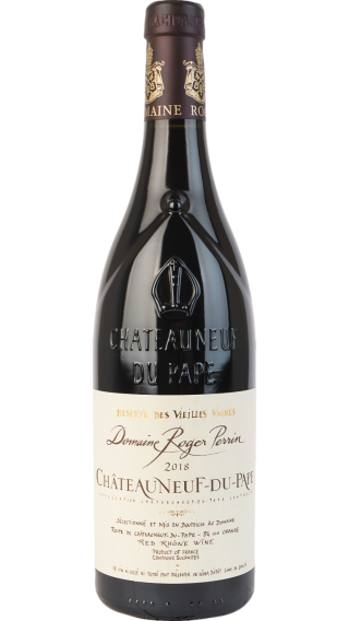 Bottle of Domaine Roger Perrin Chateauneuf du Pape Reserve Vieilles Vignes 2020 wine 750 ml