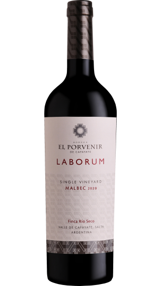 Bottle of El Porvenir de Cafayate Laborum Single Vineyard Malbec 2020 wine 750 ml