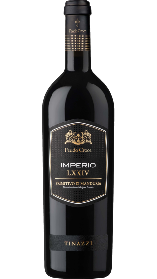 Bottle of Feudo Croci Imperio LXXIV Primitivo di Manduria 2019 wine 750 ml