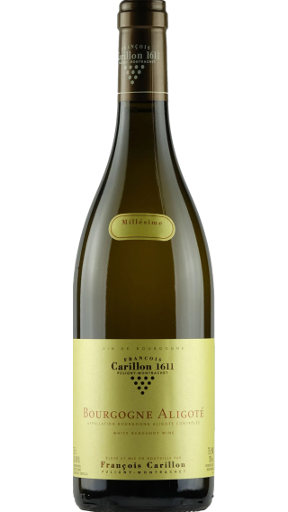 Bottle of Francois Carillon Bourgogne Aligote 2022 wine 750 ml