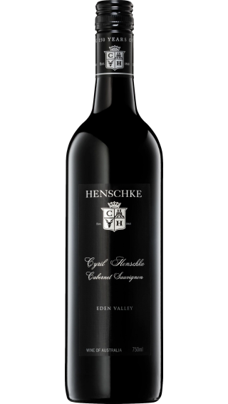 Bottle of Henschke Cyril Henschke Cabernet Sauvignon 2018 wine 750 ml