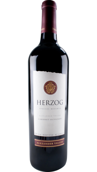 Bottle of Herzog Alexander Valley Special Reserve Cabernet Sauvignon 2020 wine 750 ml