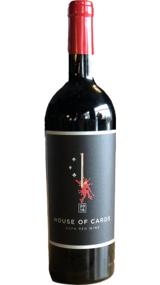 Bottle of House of Cards Red 2018 wine 750 ml