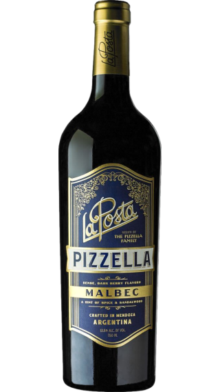 Bottle of La Posta Pizella Malbec 2022 wine 750 ml