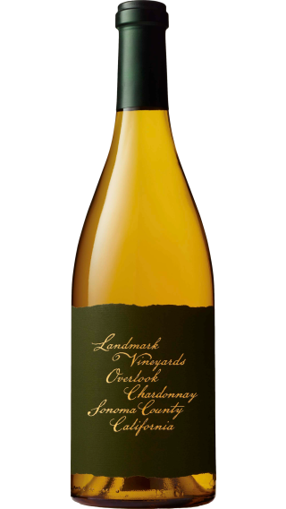 Bottle of Landmark Vineyards Overlook Chardonnay 2019 wine 750 ml