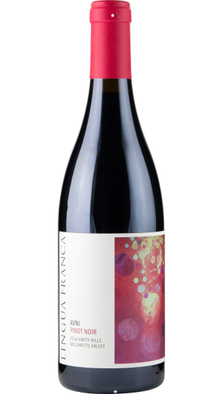 Bottle of Lingua Franca Avni Pinot Noir 2022 wine 750 ml