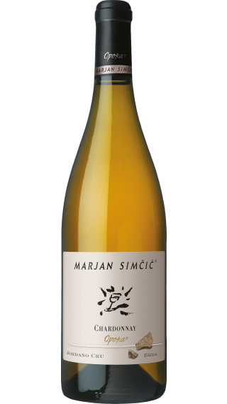 Bottle of Marjan Simcic Chardonnay Opoka 2021 wine 750 ml