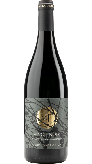 Bottle of Miro Fondrk Pinot Noir Private Reserve 2019 wine 750 ml