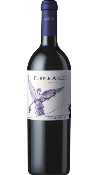 Bottle of Montes Purple Angel 2019 wine 750 ml