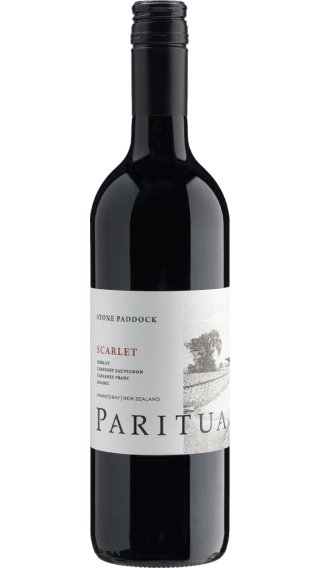 Bottle of Paritua Stone Paddock Scarlet 2020 wine 750 ml