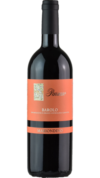 Bottle of Parusso Barolo Mariondino 2019 wine 750 ml