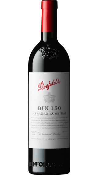 Bottle of Penfolds Bin 150 Marananga Shiraz 2018 wine 750 ml