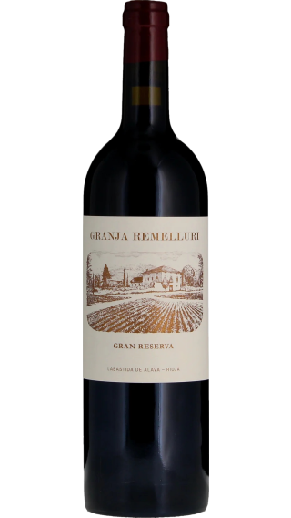 Bottle of Remelluri Granja Gran Reserva Rioja 2012 wine 750 ml