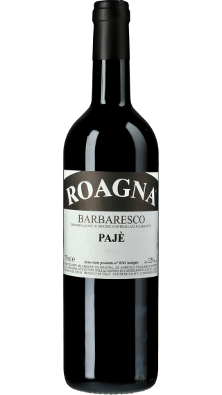 Bottle of Roagna Barbaresco Paje 2017 wine 750 ml