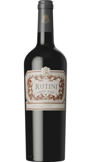 Bottle of Rutini Cabernet Malbec 2022 wine 750 ml