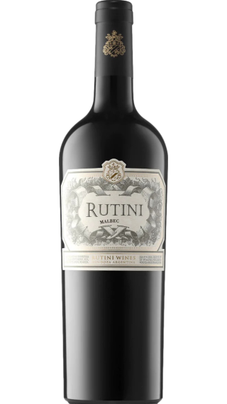 Bottle of Rutini Malbec 2022 wine 750 ml